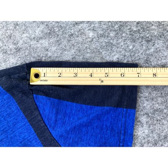 NASA space stripped t shirt small embroidered red blue white retro crewneck - Picture 6 of 6